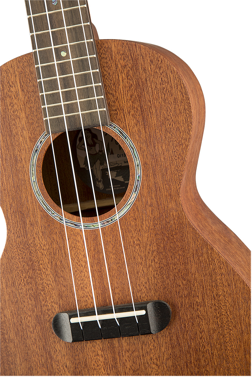 Fender Mino'Aka Concert natural open pore Ukulélé