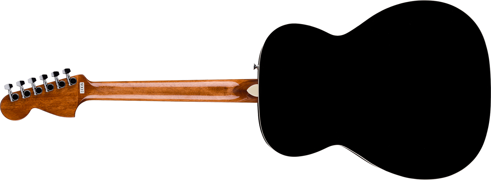 Fender Monterey California Standard Om Epicea Sapele Wal - Black - Guitare Folk - Variation 1
