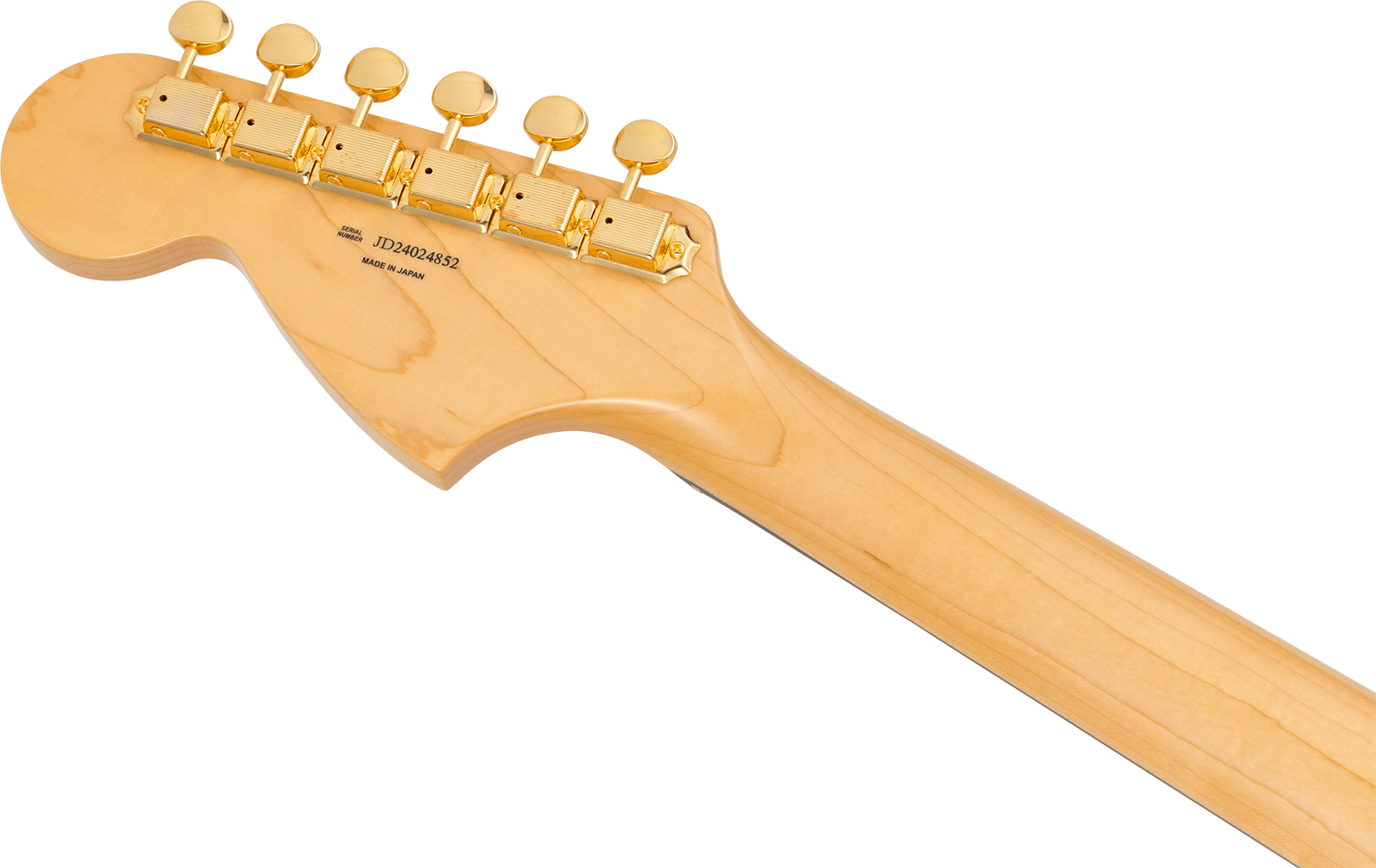 Fender Mustang 60s Traditional Mij Ltd Jap Shsc 2s Trem Rw - Black Pearl - Guitare Électrique RÉtro Rock - Variation 4