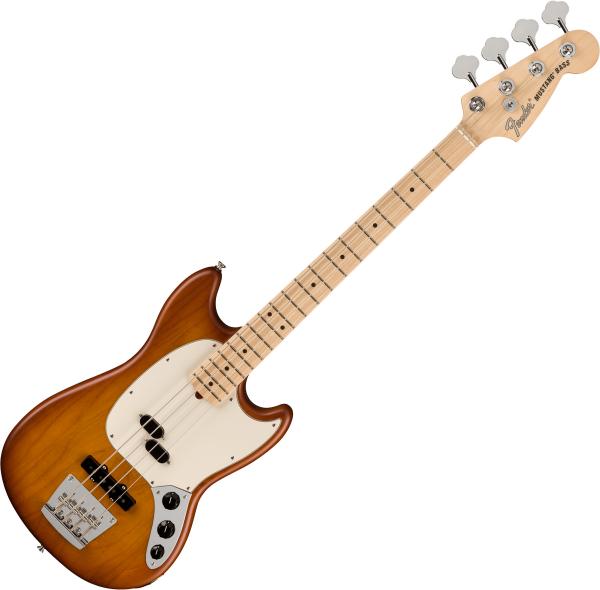 Basse électrique solid body Fender American Performer Mustang Bass Ltd (USA, RW) - Honey burst satin