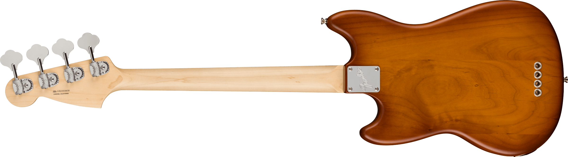 Fender Mustang Bass American Performer Ltd Usa Rw - Honey Burst Satin - Basse Électrique Solid Body - Variation 1