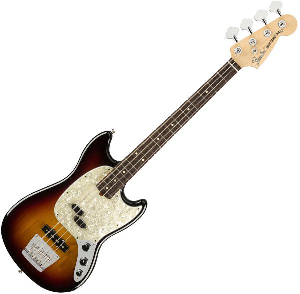 Basse électrique enfants Fender American Performer Mustang Bass (USA, RW) - 3-color sunburst