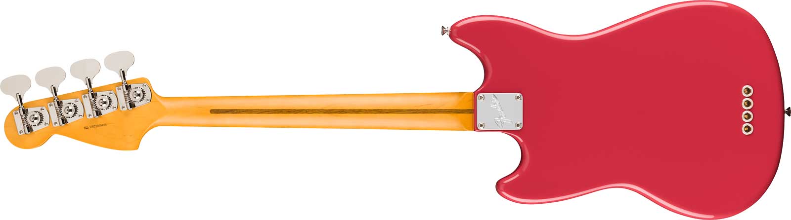 Fender Mustang Bass Classic American Pro Usa Shsc Mn - Faded Dakota Red - Basse Électrique Solid Body - Variation 1
