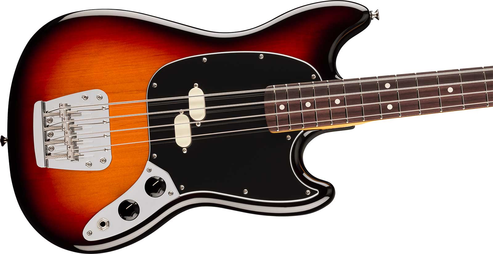 Fender Mustang Bass Classic American Pro Usa Shsc Rw - 3-color Sunburst - Basse Électrique Solid Body - Variation 2