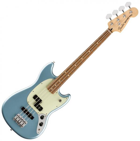 Basse électrique enfants Fender Player Mustang Bass PJ Ltd (MEX, PF) - Tidepool
