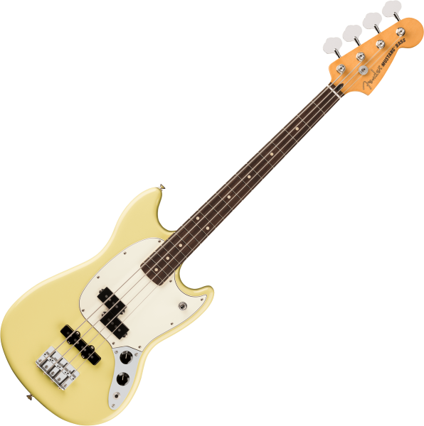 Fender Player II Mustang Bass PJ (MEX, RW) - hialeah yellow Solid body