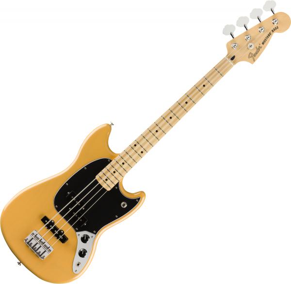 Basse électrique enfants Fender Player Mustang Bass PJ Ltd (MEX, MN) - Butterscotch blonde