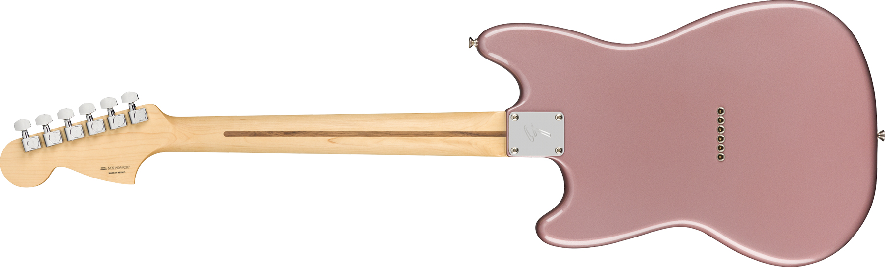 Fender Mustang Player 90 Mex Ht 2p90 Pf - Burgundy Mist Metallic - Guitare Électrique RÉtro Rock - Variation 1