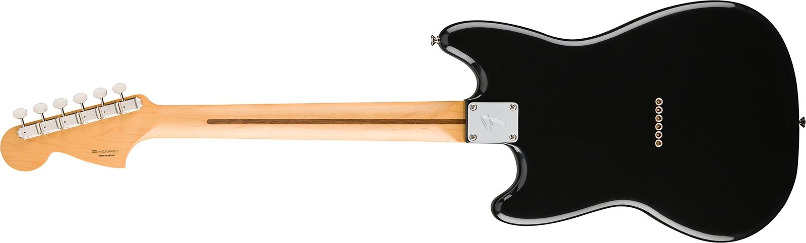 Fender Mustang Player Ii Mex 2s Ht Rw - Black - Guitare Électrique RÉtro Rock - Variation 1