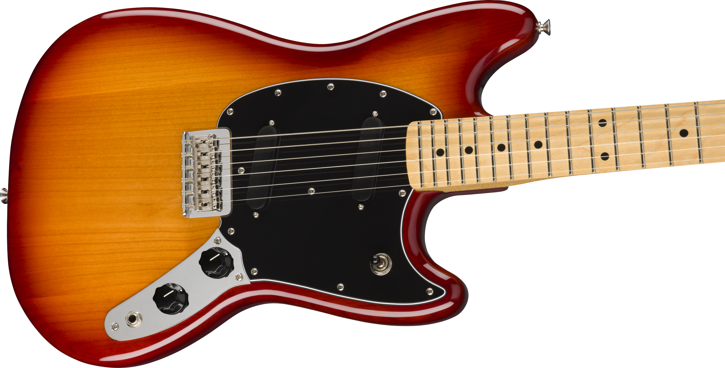 Fender Mustang Player Mex Ht 2s Mn - Sienna Sunburst - Guitare Électrique RÉtro Rock - Variation 2