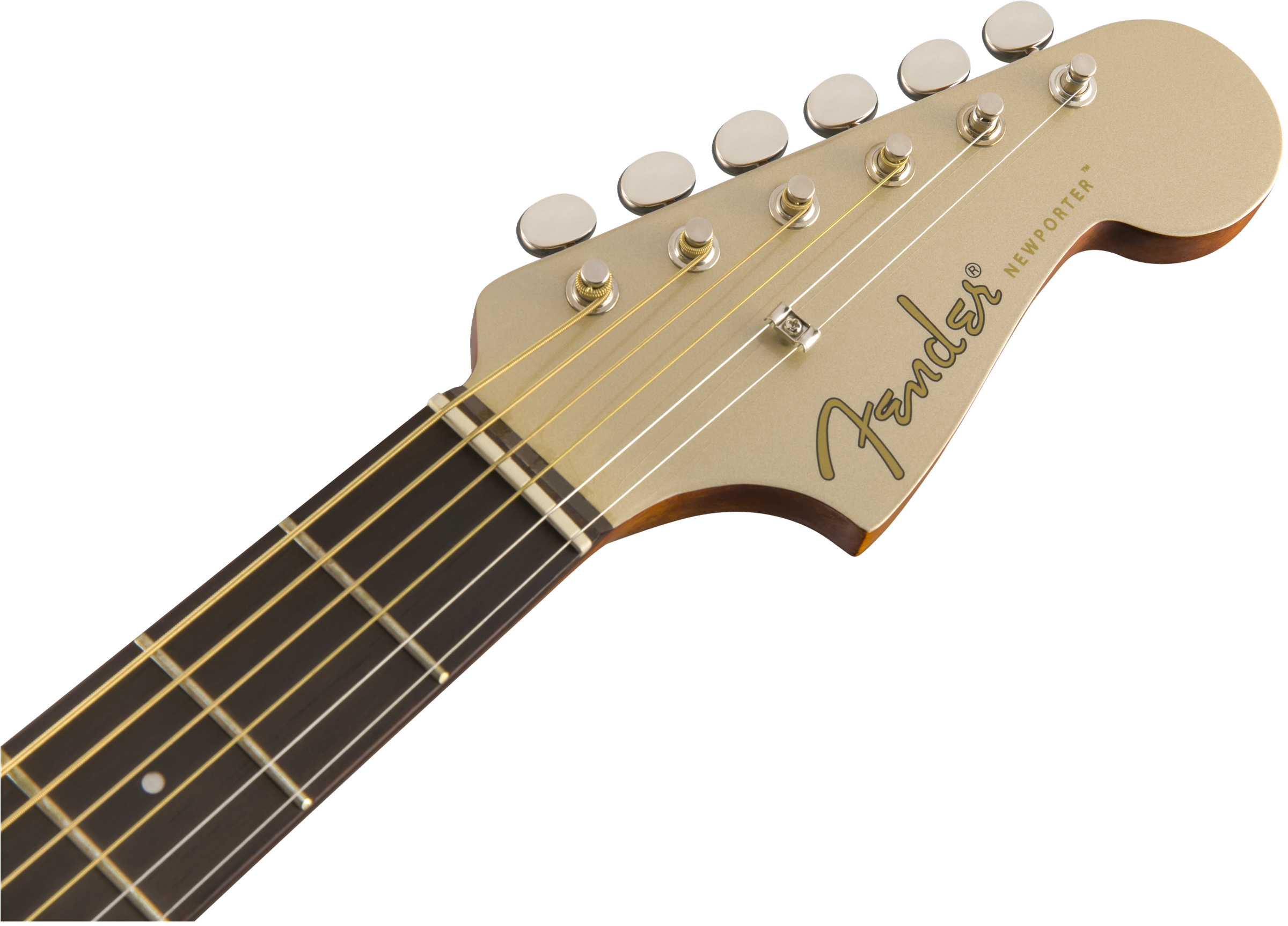Fender Newporter Player Auditorium Cw Epicea Acajou Wal - Champagne - Guitare Electro Acoustique - Variation 5