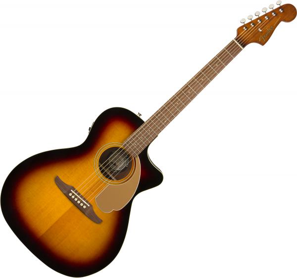 Guitare electro acoustique Fender Newporter Player (WAL) - Sunburst