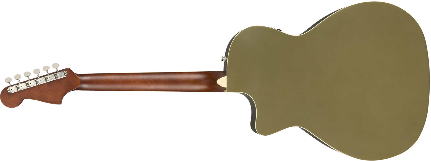 Fender Newporter Player Auditorium Cw Epicea Acajou Wal - Olive Satin - Guitare Electro Acoustique - Variation 1