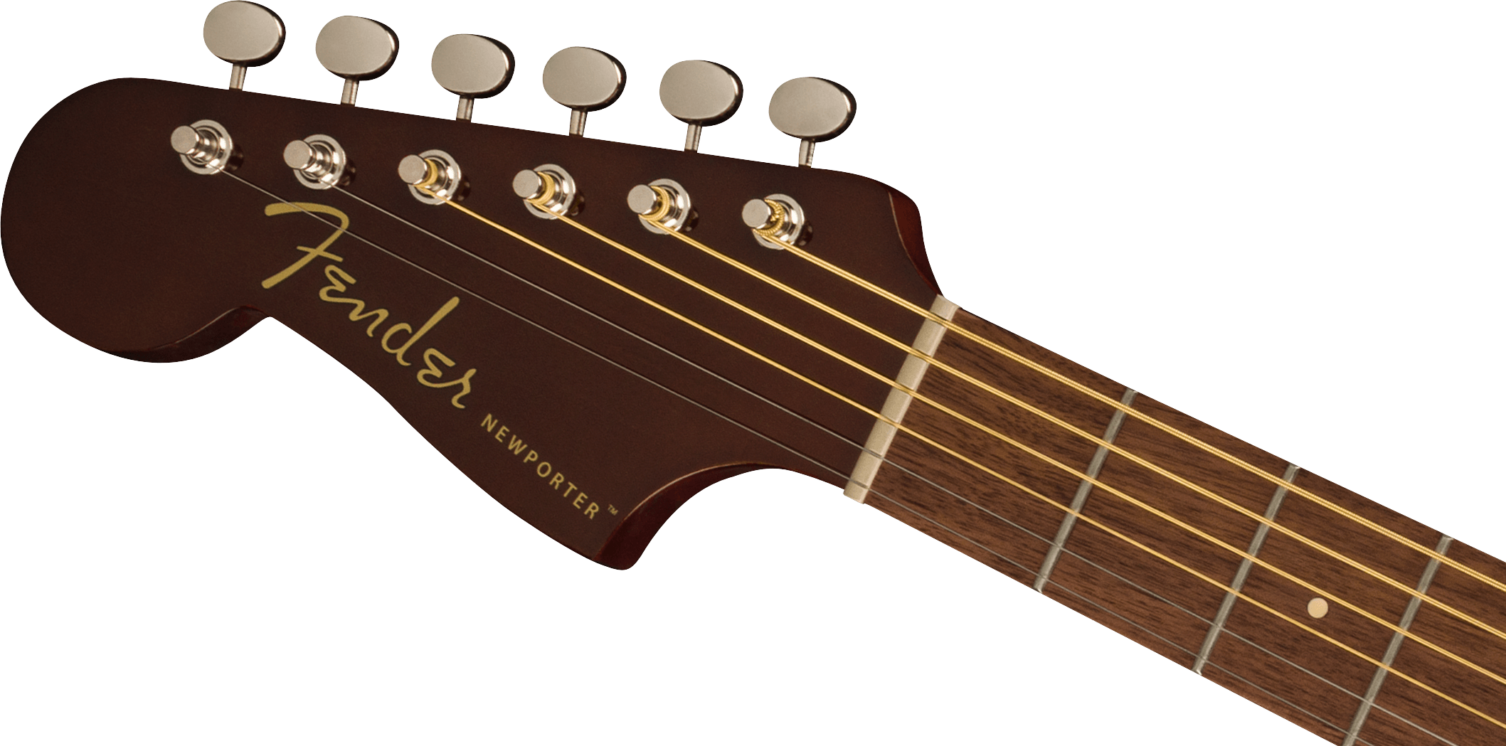 Fender Newporter Player Auditorium Gaucher Cw Epicea Acajou Wal - Natural - Guitare Folk - Variation 3