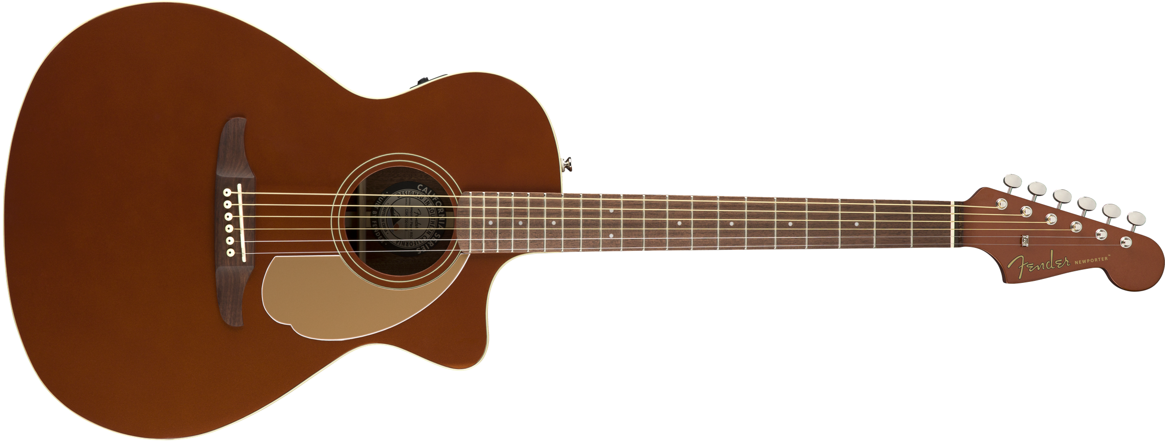Fender Newporter Player - Rustic Copper - Guitare Acoustique - Variation 1