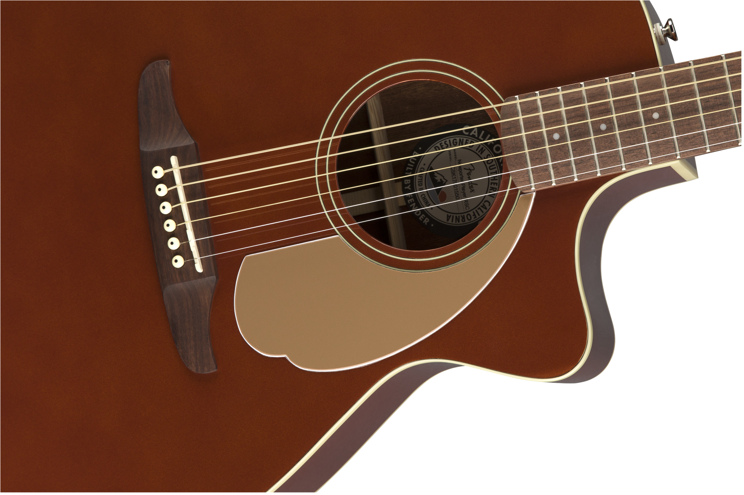 Fender Newporter Player - Rustic Copper - Guitare Acoustique - Variation 3