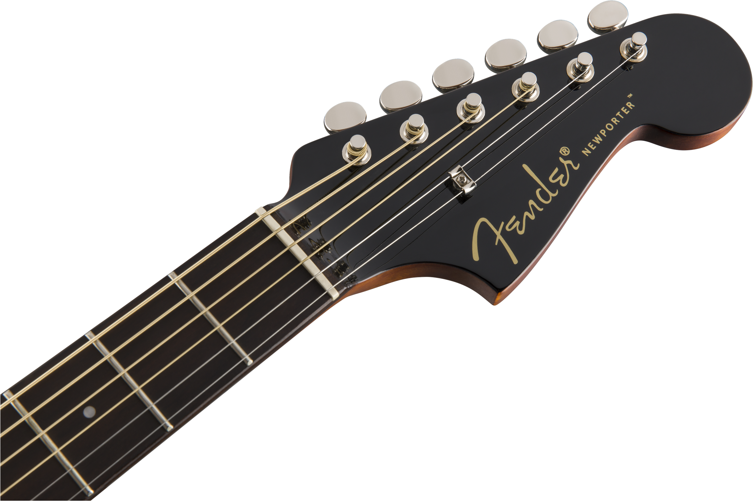 Fender Newporter Player - Jetty Black - Guitare Acoustique - Variation 4