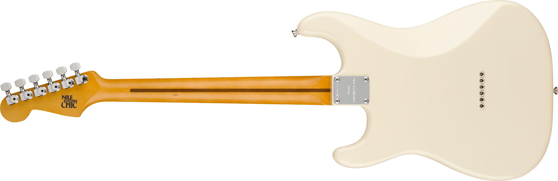 Fender Nile Rodgers Strat Hitmaker Usa Signature 3s Ht Mn - Olympic White - Guitare Électrique Forme Str - Variation 1