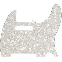 8-Hole Mount Multi-Ply Telecaster Pickguards - Aged Pearl White