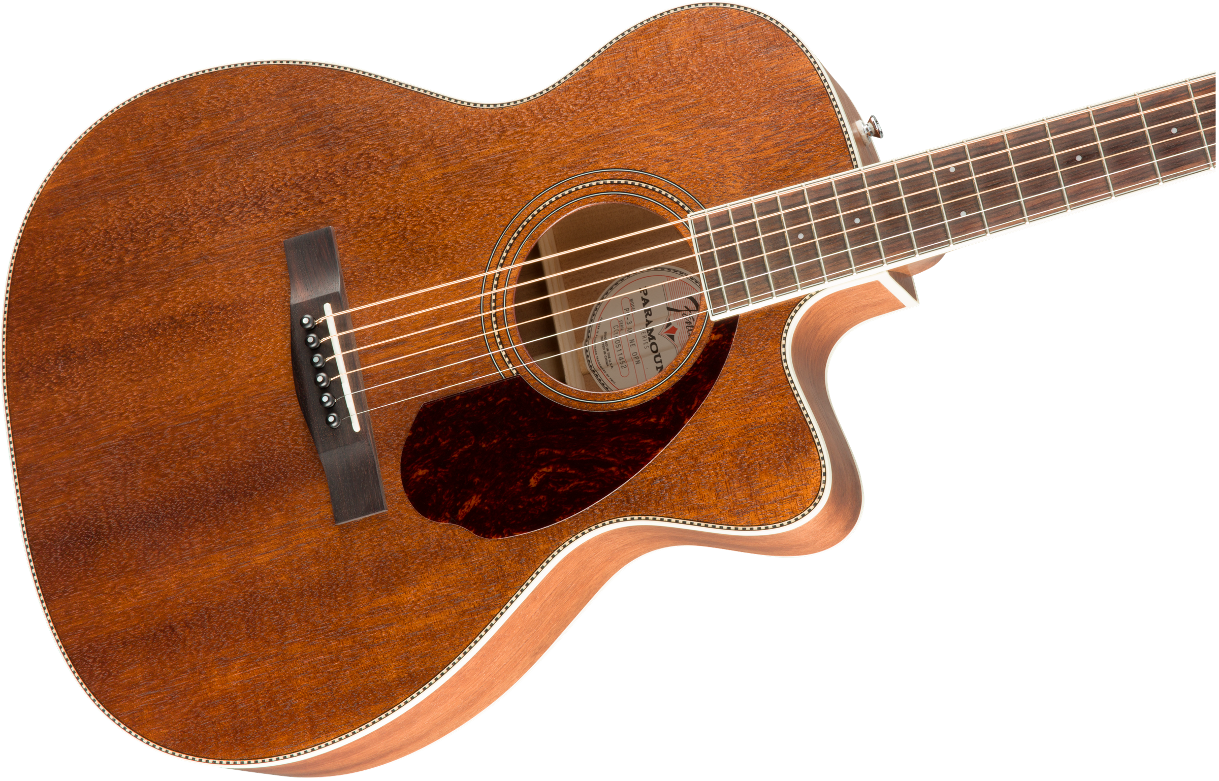 Fender Pm-3 Triple-0 All-mahogany - Natural - Guitare Acoustique - Variation 1