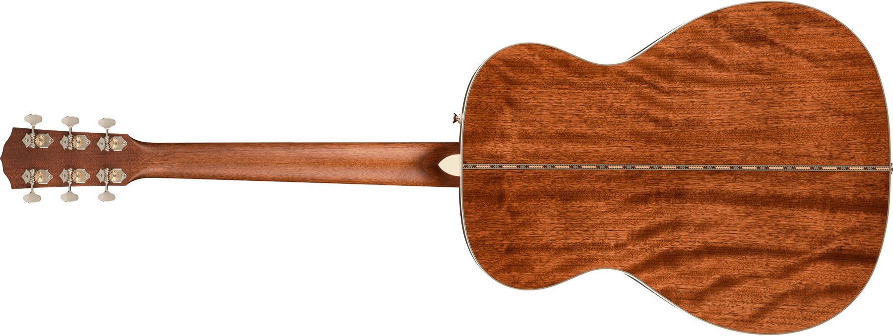 Fender Po-220e Paramount Orchestra Model Om Acajou Ova - Natural - Guitare Electro Acoustique - Variation 1