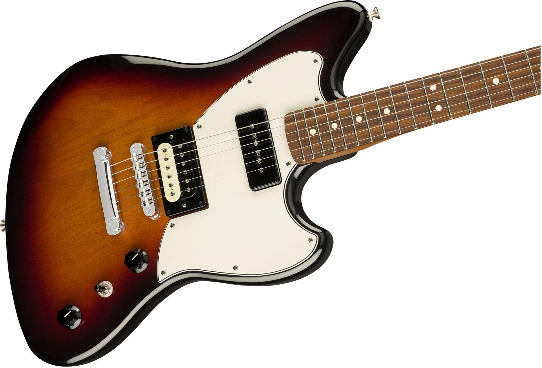 Fender Powercaster Alternate Reality Ltd Hp90 Ht Pf - 3-color Sunburst - Guitare Électrique RÉtro Rock - Variation 2