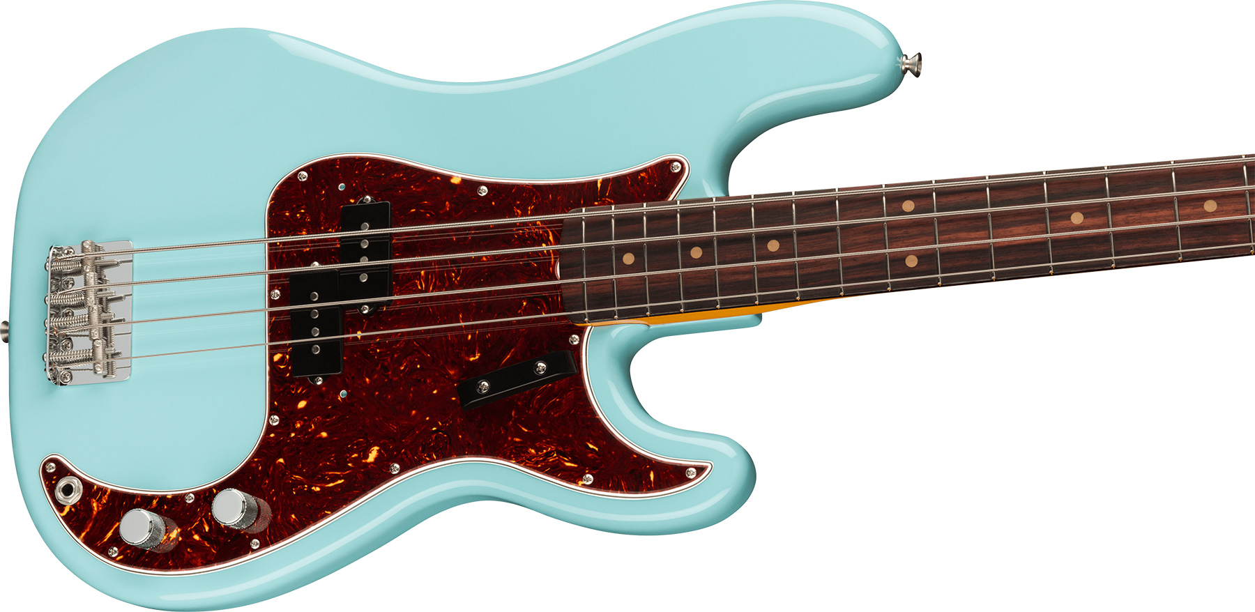 Fender Precision Bass 1960 American Vintage Ii Usa Rw - Daphne Blue - Basse Électrique Solid Body - Variation 2