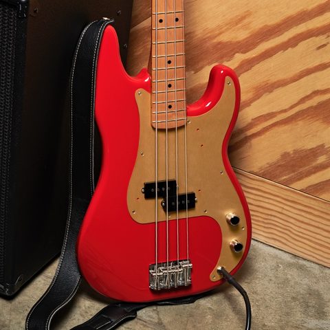 Fender Precision Bass 50s Vintera Vintage Mex Mn - Dakota Red - Basse Électrique Solid Body - Variation 5