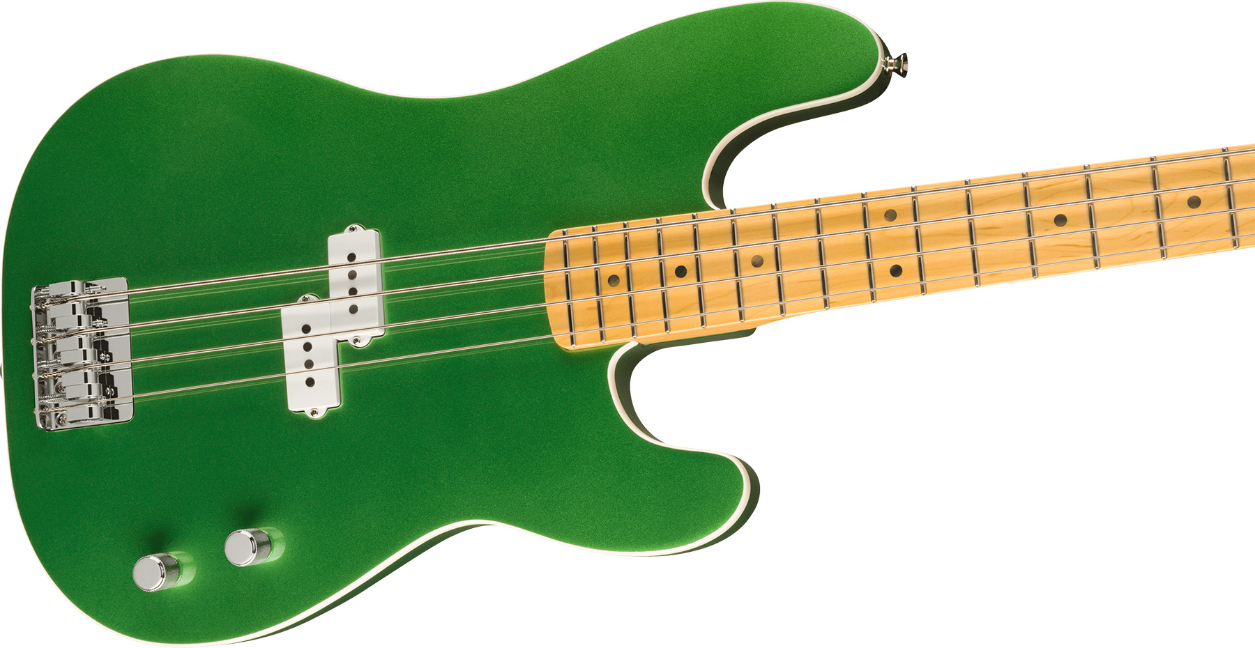 Fender Precision Bass Aerodyne Special Jap Mn - Speed Green Metallic - Basse Électrique Solid Body - Variation 2