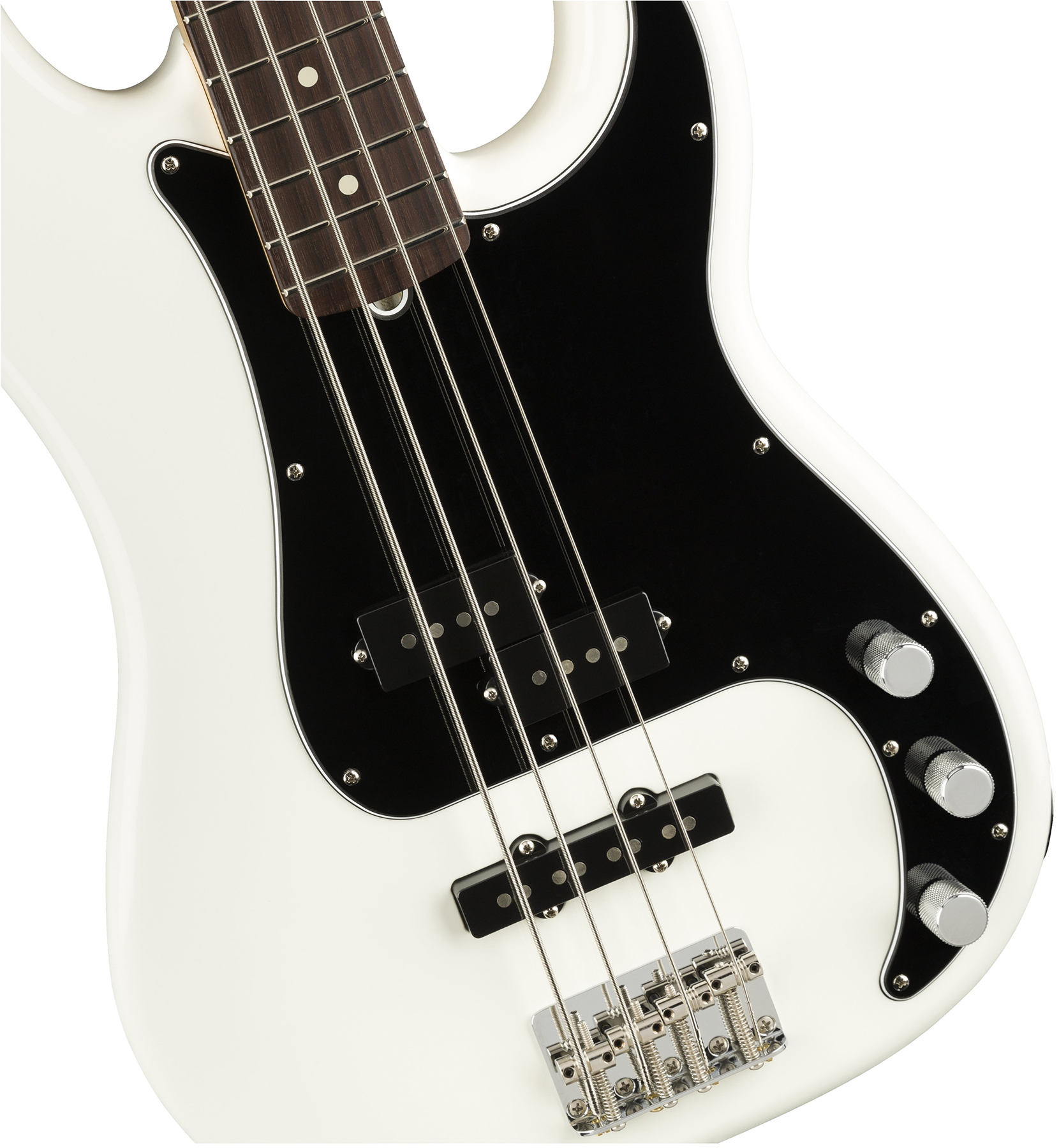 Fender Precision Bass American Performer Usa Rw - Arctic White - Basse Électrique Solid Body - Variation 2