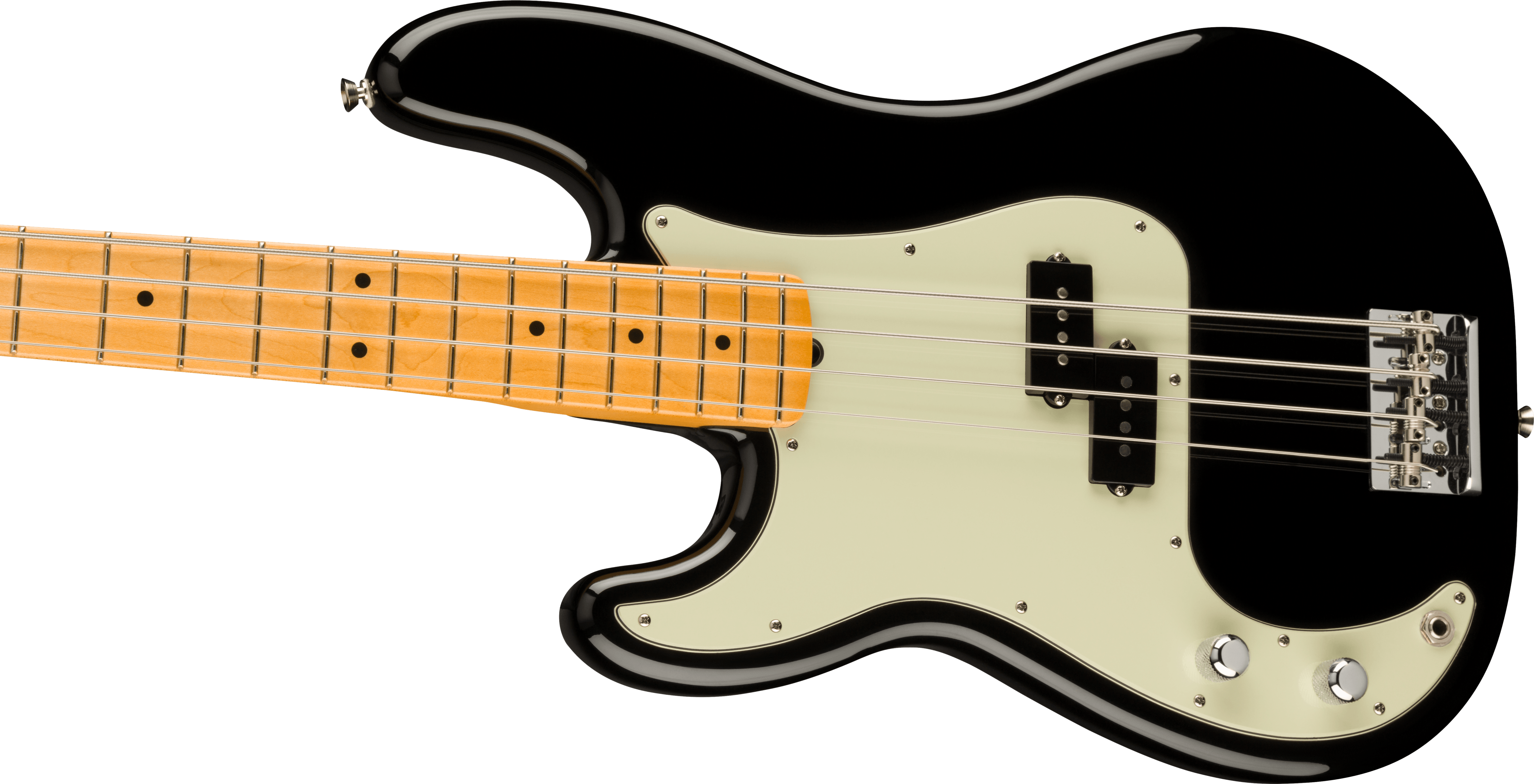 Fender Precision Bass American Professional Ii Lh Gaucher Usa Mn - Black - Basse Électrique Solid Body - Variation 2