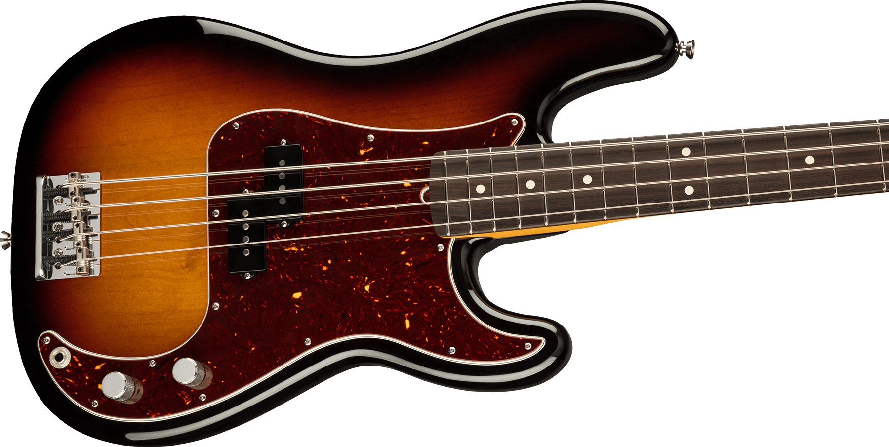 Fender Precision Bass American Professional Ii Lh Gaucher Usa Rw - 3-color Sunburst - Basse Électrique Solid Body - Variation 2