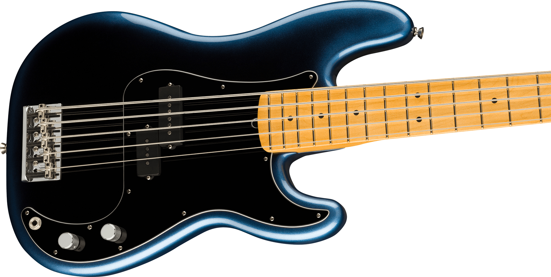Fender Precision Bass V American Professional Ii Usa 5-cordes Mn - Dark Night - Basse Électrique Solid Body - Variation 2