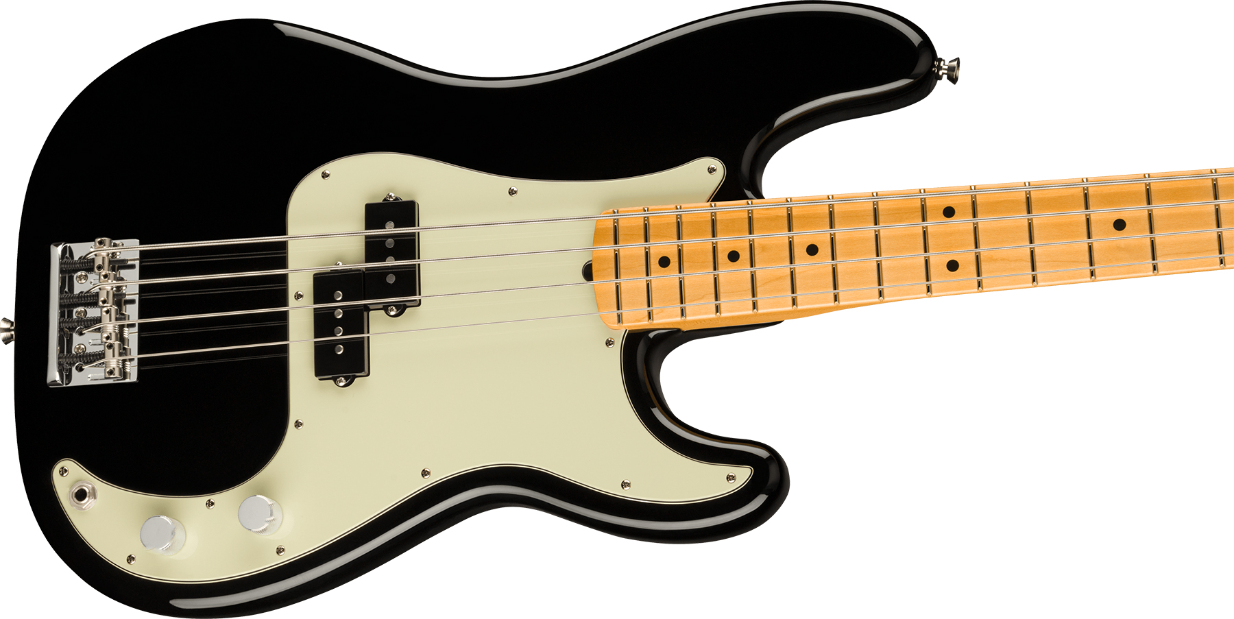 Fender Precision Bass American Professional Ii Usa Mn - Black - Basse Électrique Solid Body - Variation 2