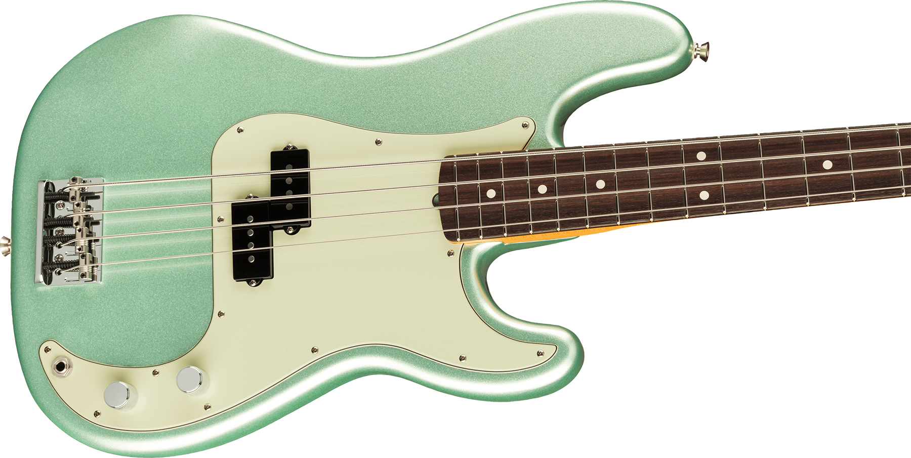 Fender Precision Bass American Professional Ii Usa Rw - Mystic Surf Green - Basse Électrique Solid Body - Variation 2