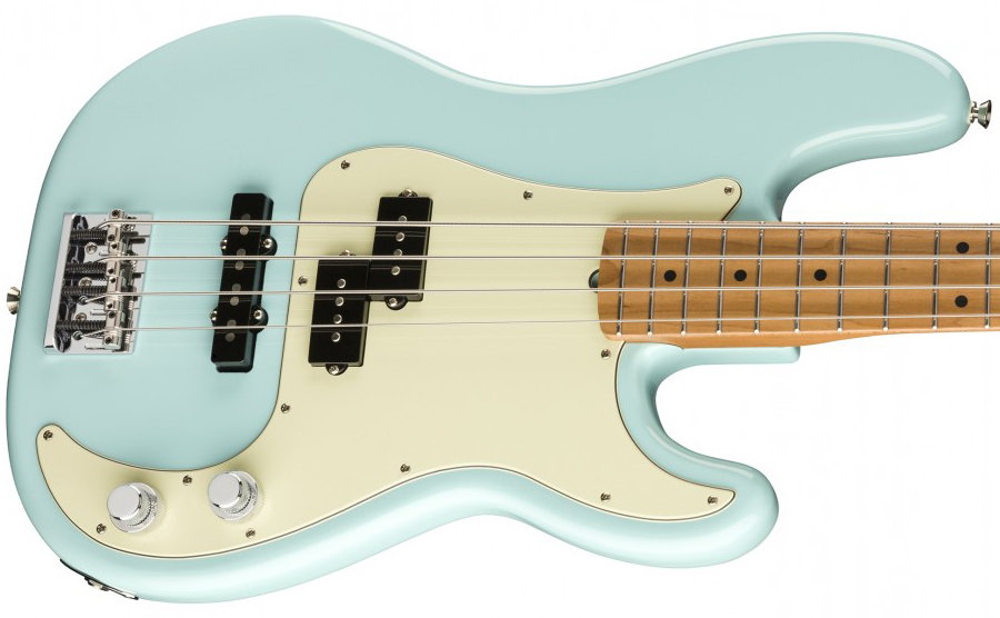 Fender Precision Bass Pj American Professional Ltd 2019 Usa Mn - Daphne Blue - Basse Électrique Solid Body - Variation 2