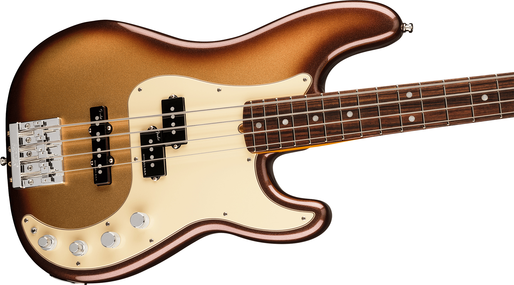 Fender Precision Bass American Ultra 2019 Usa Rw - Mocha Burst - Basse Électrique Solid Body - Variation 2