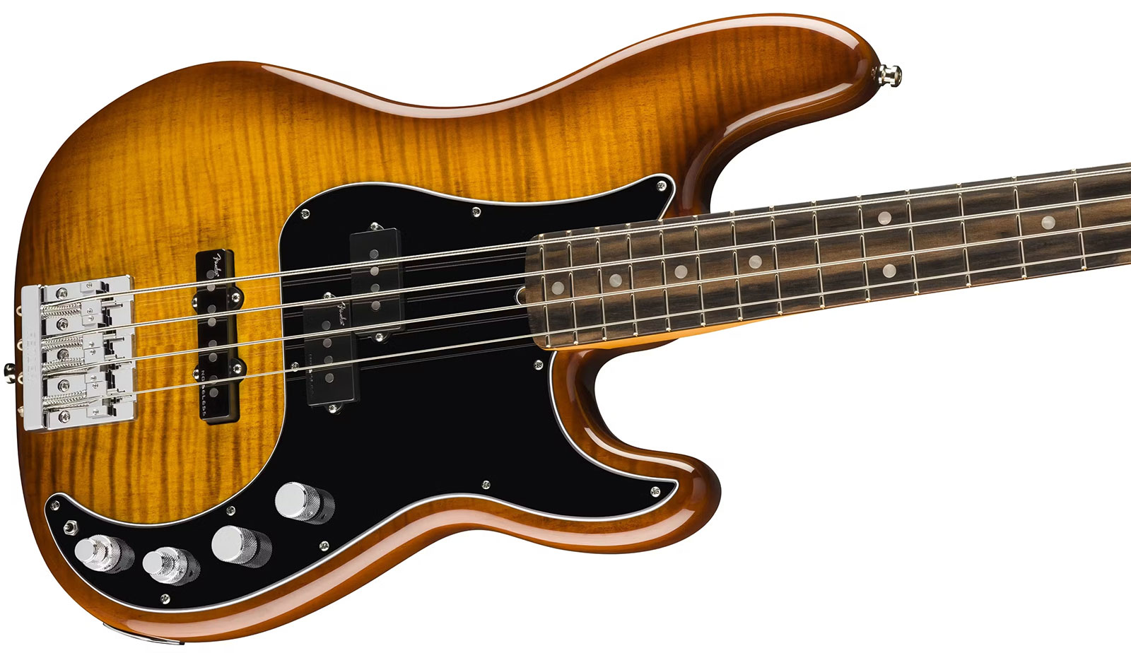 Fender Precision Bass American Ultra Usa Ltd Eb - Tiger's Eye - Basse Électrique Solid Body - Variation 2