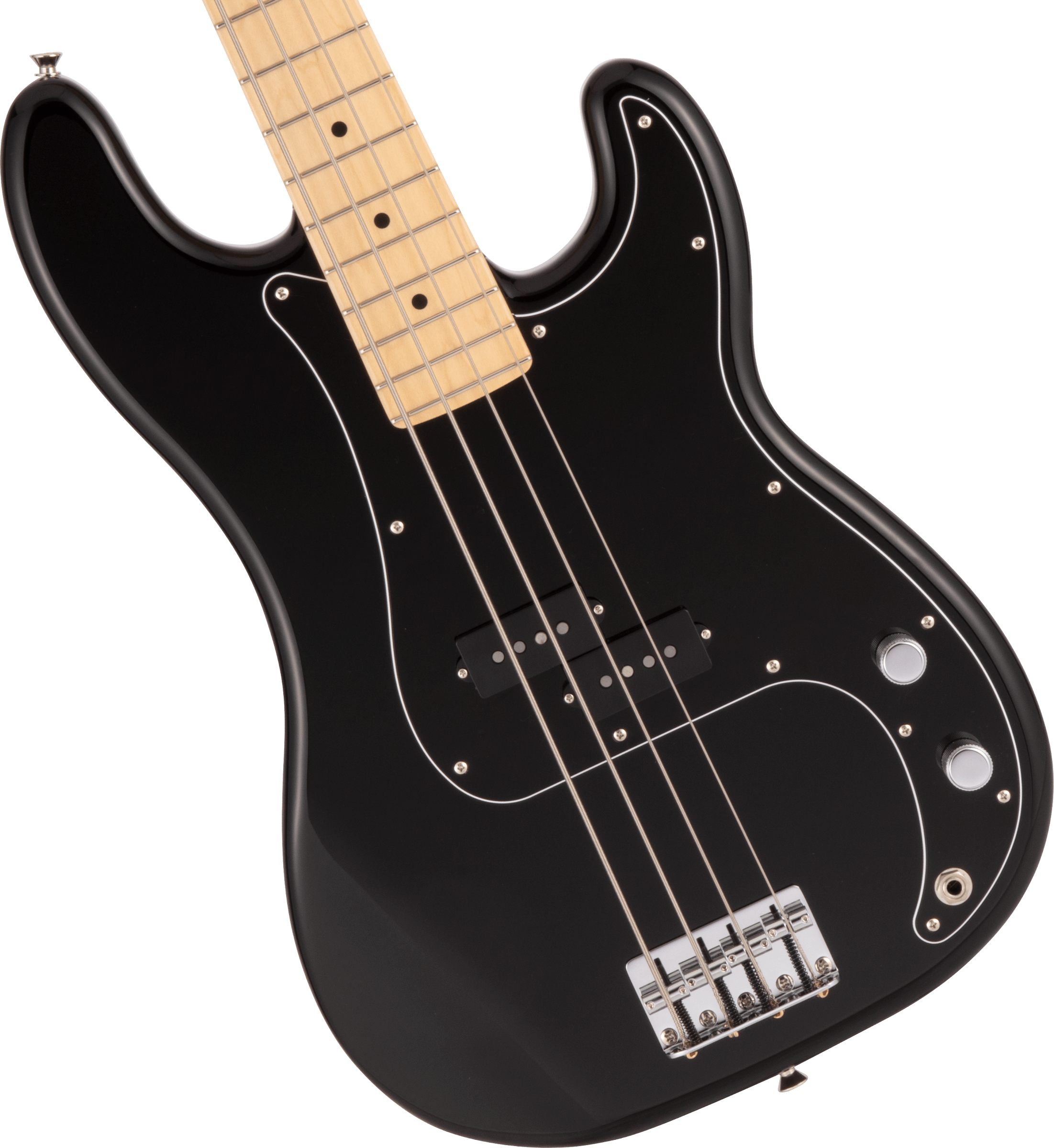 Fender Precision Bass Hybrid Ii Japan Mn - Black - Basse Électrique Solid Body - Variation 2