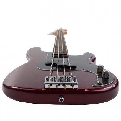 Fender Precision Bass Mexican Artist Nate Mendel 2012 Rw Candy Apple Red - Basse Électrique Solid Body - Variation 3