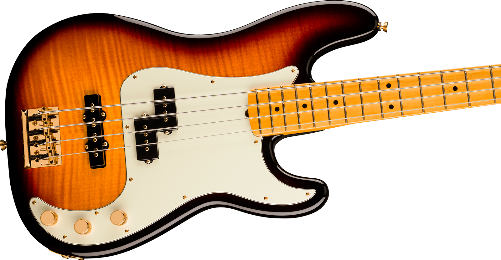 Fender Precision Bass Pj American Pro Ii 75th Ann. Usa Rw - 2-color Sunburst - Basse Électrique Solid Body - Variation 3