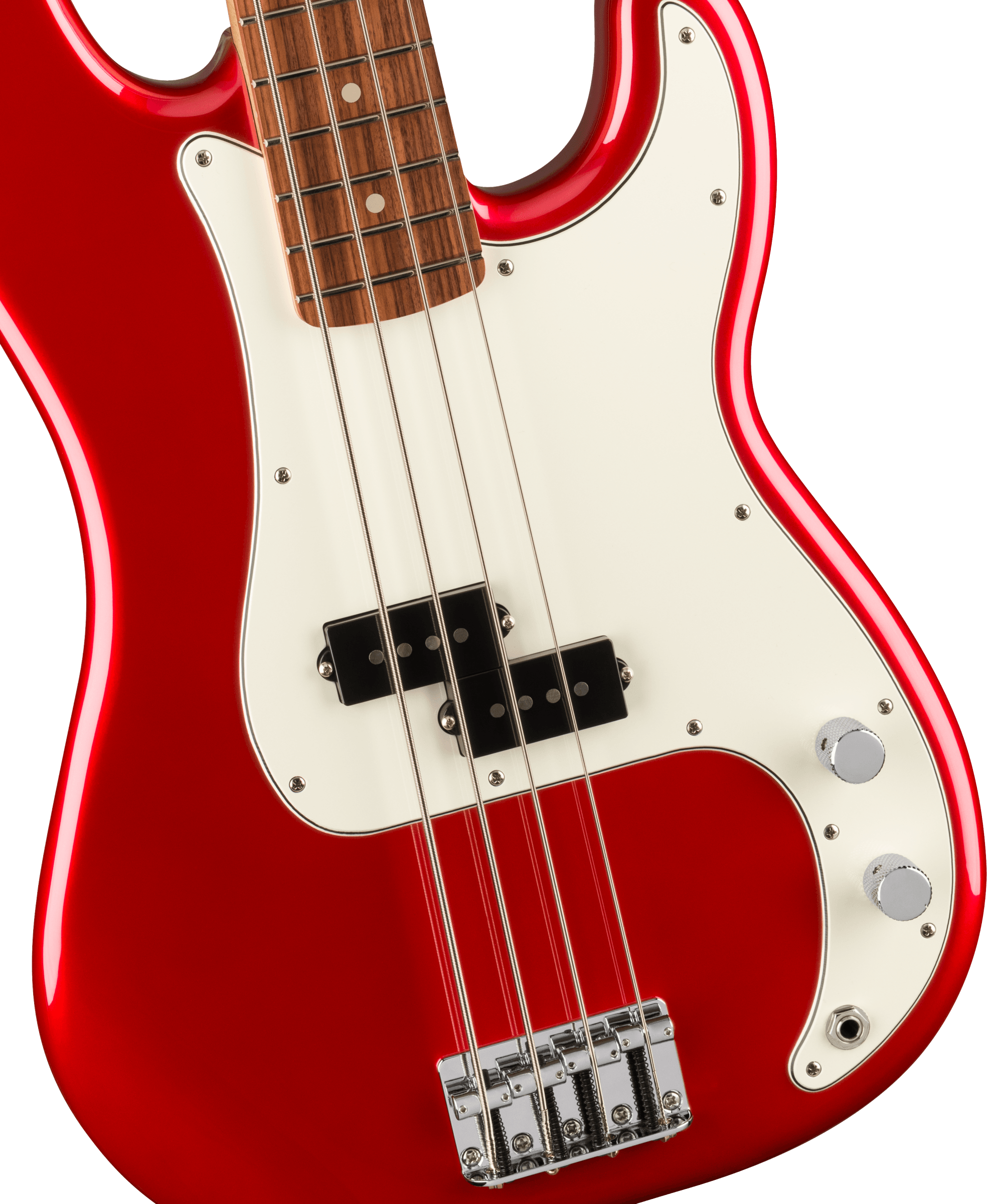 Player Precision Bass candy apple red Basse électrique solid body Fender