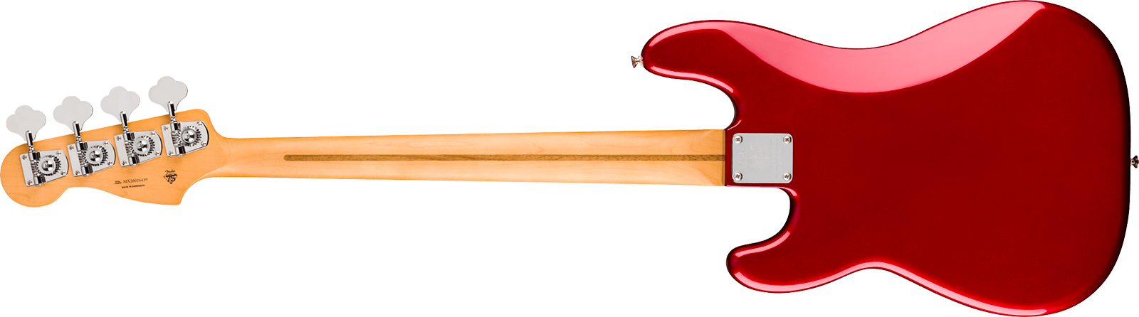 Fender Precision Bass Player Ii 75th Ann. Mex Ht 2s Mn - Candy Apple Red - Basse Électrique Solid Body - Variation 1
