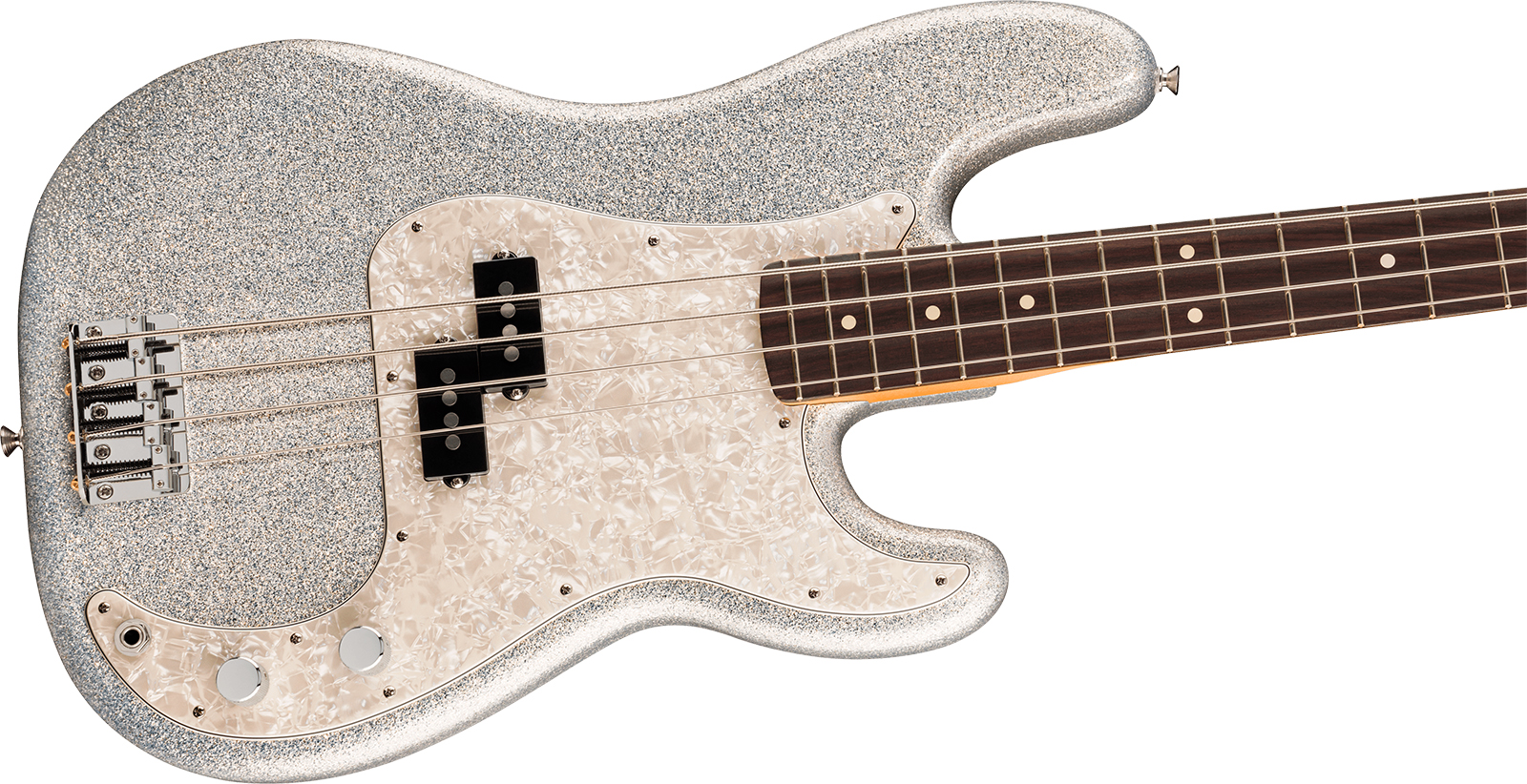 Fender Precision Bass Player Ii 75th Ann. Mex Rw - Diamond Dust Sparkle - Basse Électrique Solid Body - Variation 4