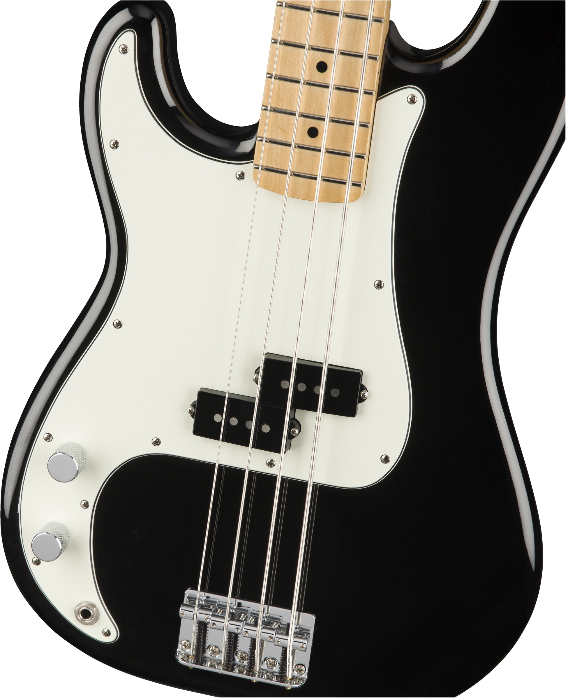 Fender Precision Bass Player Lh Gaucher Mex Mn - Black - Basse Électrique Solid Body - Variation 2