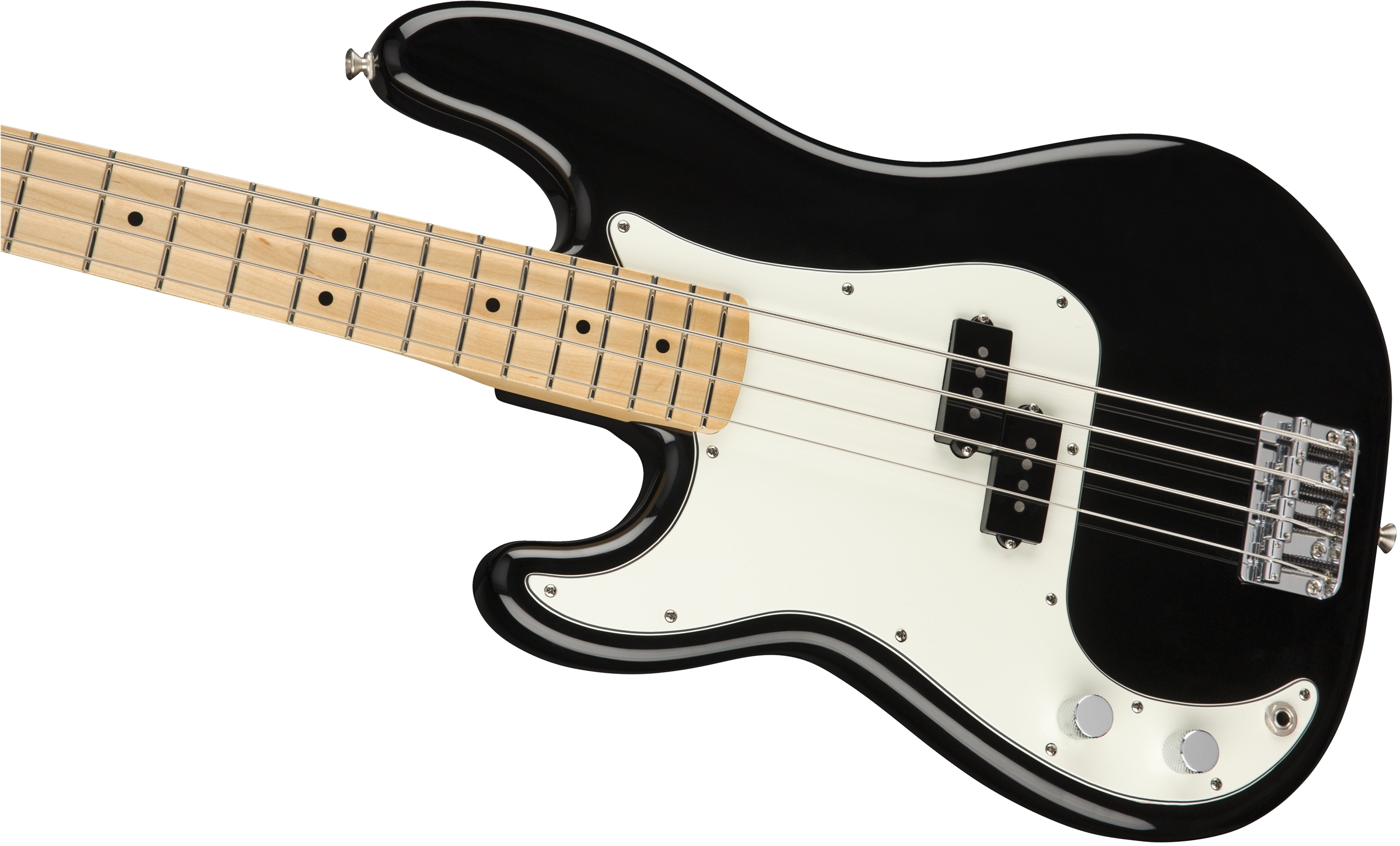 Fender Precision Bass Player Lh Gaucher Mex Mn - Black - Basse Électrique Solid Body - Variation 3
