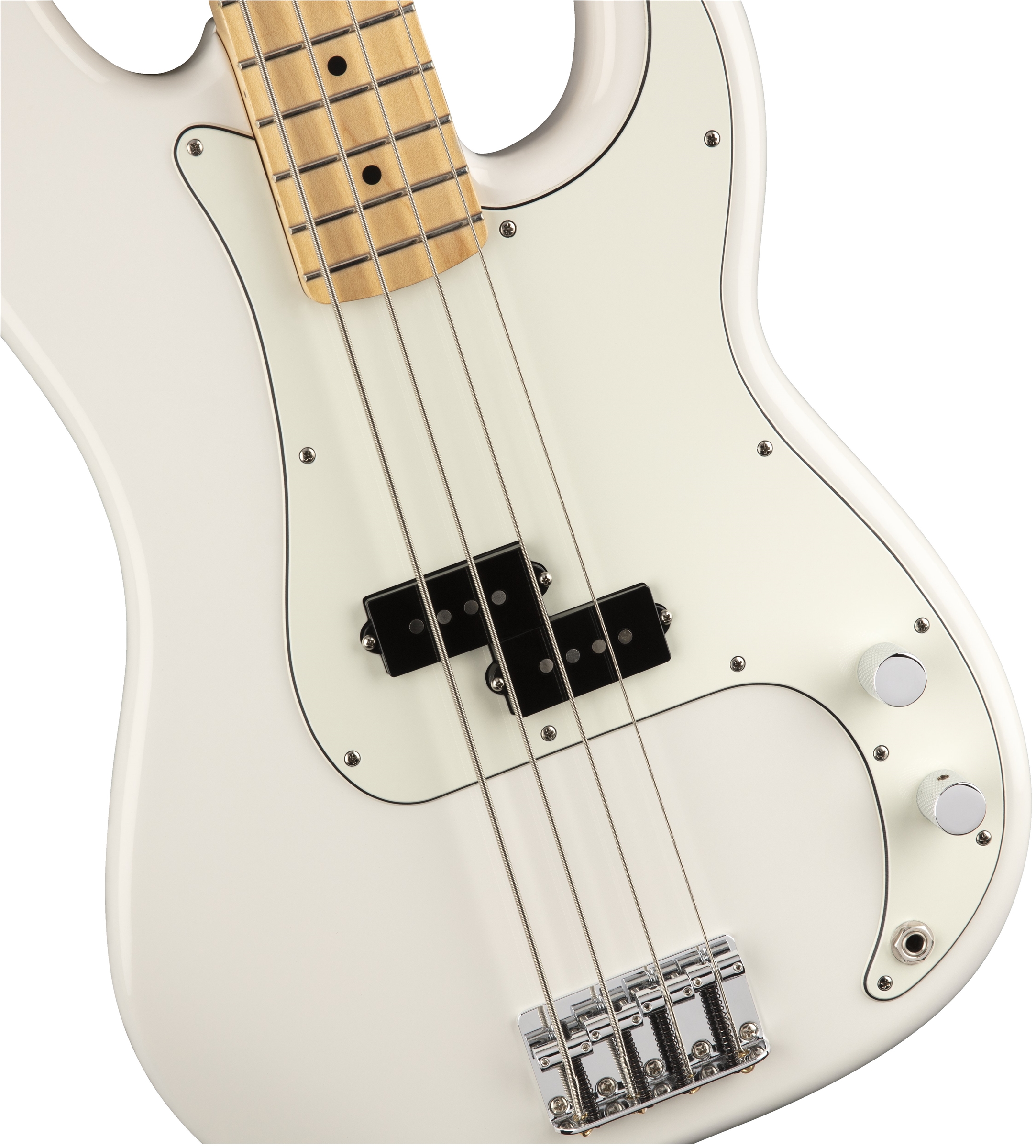 Fender Precision Bass Player Mex Mn - Polar White - Basse Électrique Solid Body - Variation 2