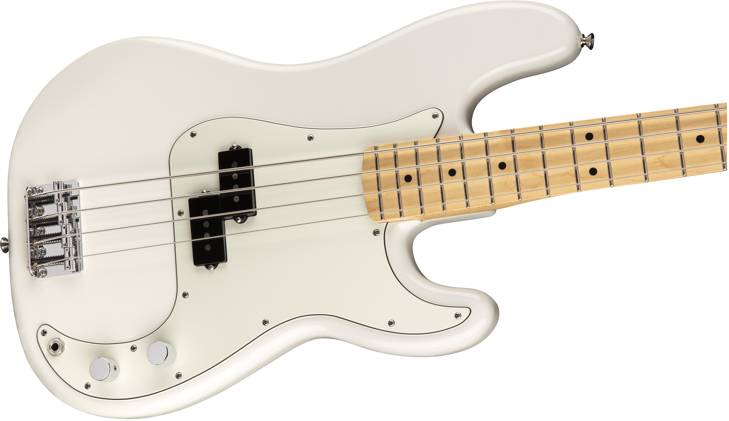 Fender Precision Bass Player Mex Mn - Polar White - Basse Électrique Solid Body - Variation 3