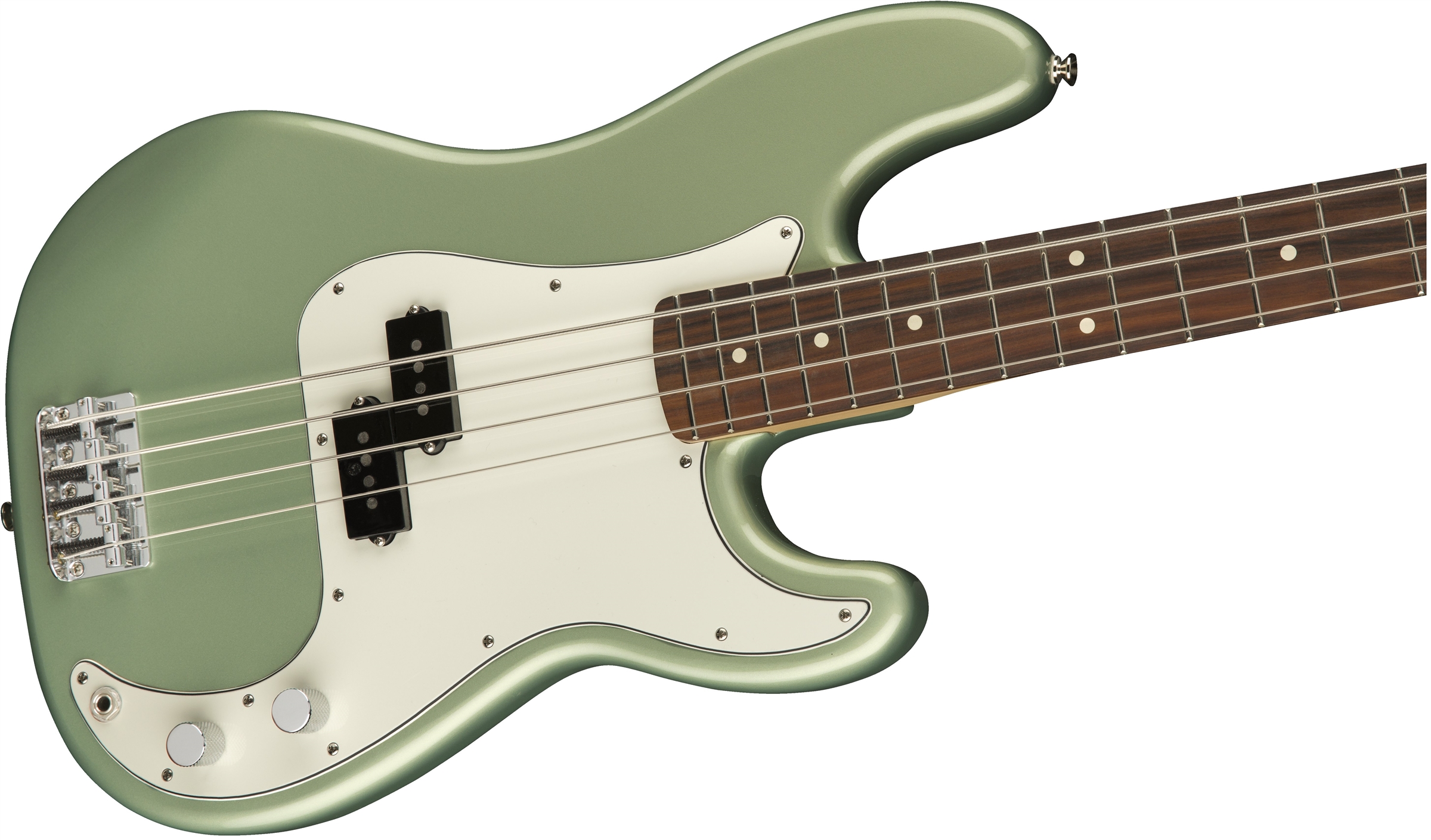 Fender Precision Bass Player Mex Pf - Sage Green Metallic - Basse Électrique Solid Body - Variation 3