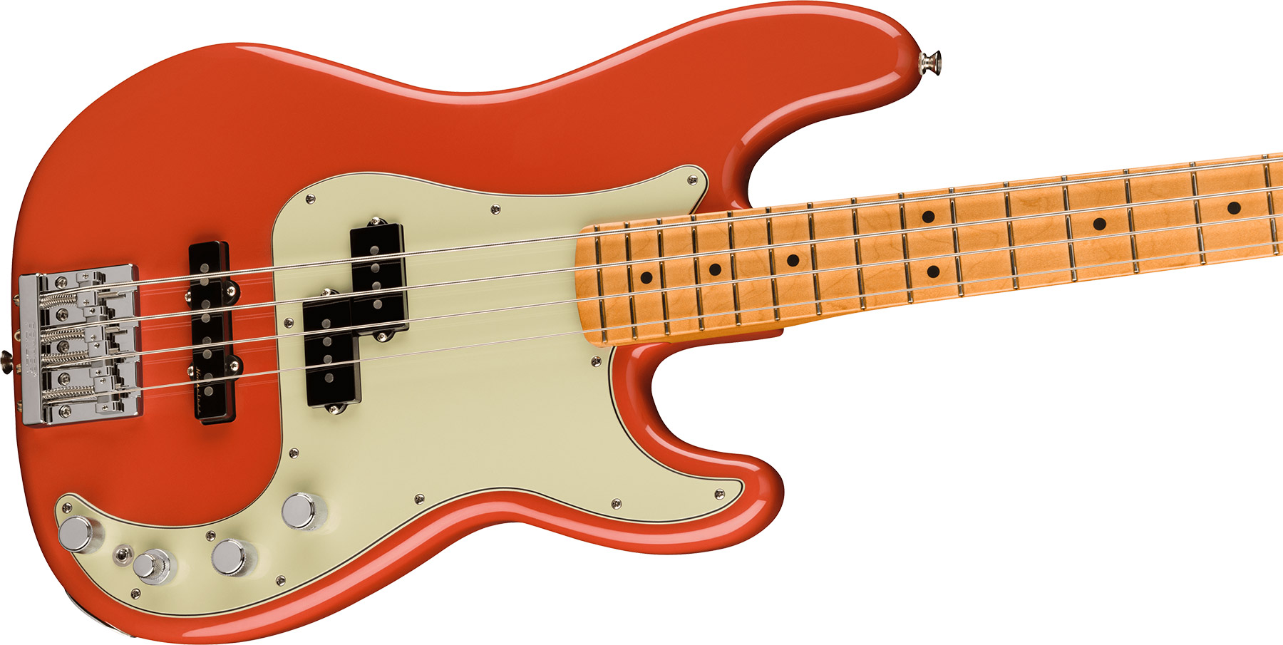 Fender Precision Bass Player Plus 2023 Mex Active Mn - Fiesta Red - Basse Électrique Solid Body - Variation 2